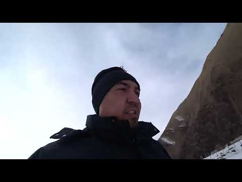 Видео: Актюз зимой, замерзший фонтан