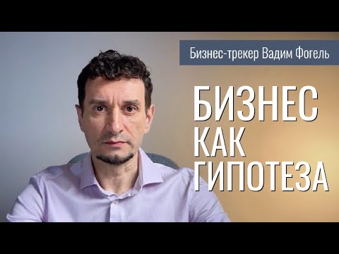 Видео: Бизнес как гипотеза. #бизнестрекинг #бизнесконсалтинг