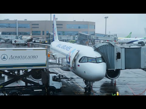 Видео: Airbus A320neo Уральских авиалиний | Рейс Москва - Санкт-Петербург