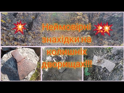 Видео: Знахідки на старих дворищах!!! Дві неймовірні сокири!!!