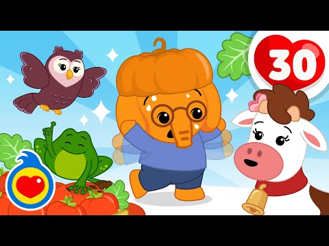 Видео: Му-му и Ква-ква с Плим Плим 🐮🐸🎵 смешные песни про животных