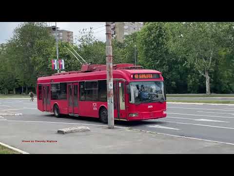 Видео: Trolleybuses in Belgrade, Serbia 2025 -  тролејбуси