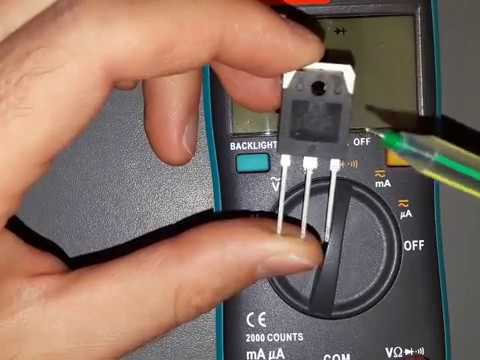 Видео: Мультиметрмен биполярный транзисторды тексеру.