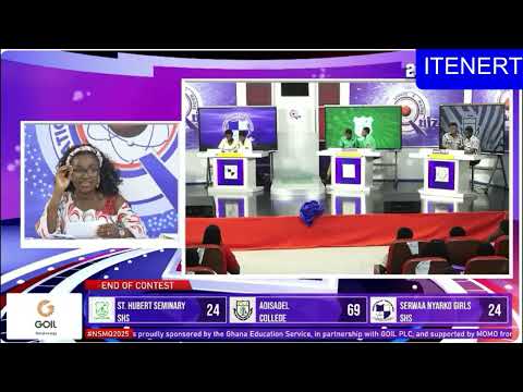 Видео: Колледж Адисадель ответил на все 4 загадки на этапе NSMQ 2025 One-Eight