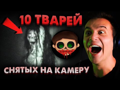 Видео: 10 НЕИЗВЕСТНЫХ СУЩЕСТВ, СНЯТЫХ НА КАМЕРУ | Зомби Чез | Страшные Видео на Ночь | Реакция