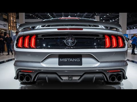 Видео: Mustang GT 2026 года в серебристом цвете с гибридным двигателем V8 мощностью 540 л.с. — будущее а...