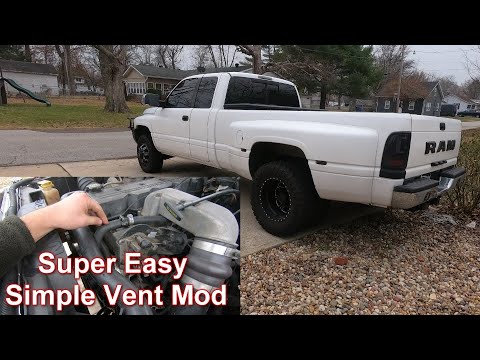 Видео: Ремонт вентиляции картера Cummins 24 В и ящика для инструментов на моем Ram 3500 Dually 2-го поко...