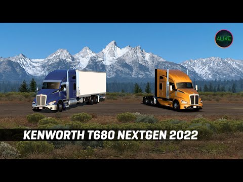 Видео: KENWORTH T680 NEXTGEN 2022 - ОБЗОР МОДА ДЛЯ ATS 1.42