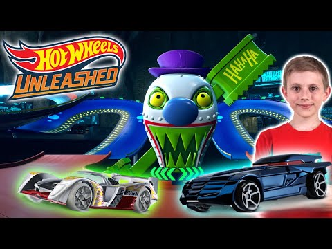 Видео: Hot Wheels Unleashed - Крутые трассы c КЛОУНОМ, Динозавром, Змеёй и Пауком | Хот Вилс АНЛИШЕД