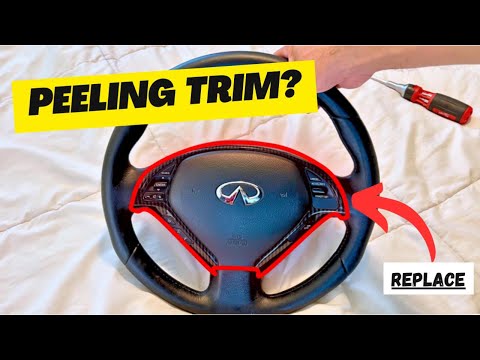 Видео: Замена отделки рулевого колеса INFINITI G37 G35 G25 FX EX