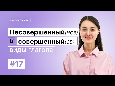 Видео: Совершенный и несовершенный виды глагола | 17-dars | Rus tilini 0 dan o'rganish