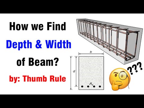 Видео: Как рассчитать глубину и ширину балки?