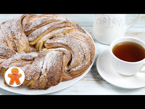 Видео: Плетеный Венок с Корицей ✧ Очень вкусный, а Какой Ароматный