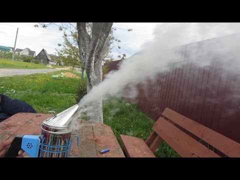 Видео: Дымарь из Китая  Тест драйв  Smoker from China  A test drive