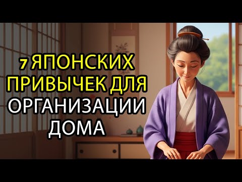 Видео: 7 японских привычек, которые помогают дому всегда оставаться в порядке