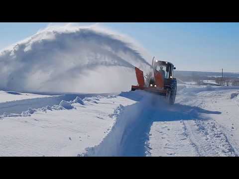 Видео: Снегоочиститель СУ 2.1 на тракторе МТЗ 1221