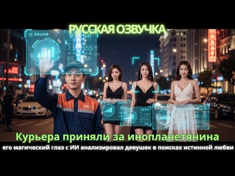 Видео: Курьера приняли за инопланетянина его магический глазсИИ анализировал девушеквпоисках истинной любви