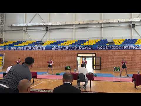 Видео: Мейрам Бекежан толчок 2x 32 kg  весовая категория до 73 кг  . Кубок Республики Казахстан 8 июня