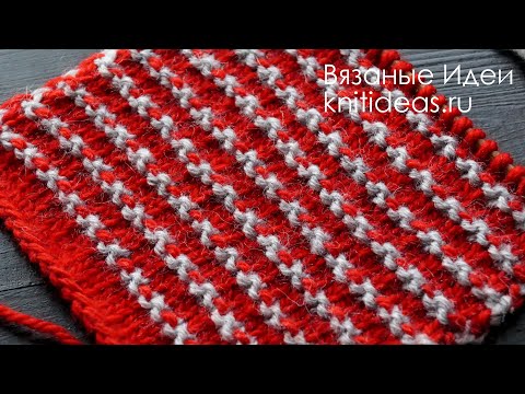 Видео: ЦВЕТНЫЕ ПОЛОСЫ СПИЦАМИ!