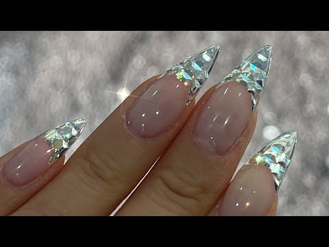 Видео: sub) Как нарастить ногти дома💓/гелевое наращивание/nailart/forms/tutorial/clear/строительный гель