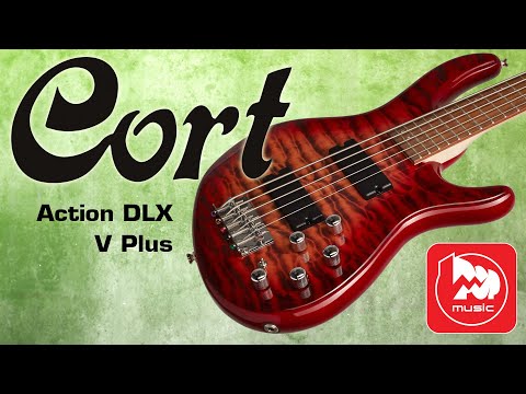 Видео: Бас-гитара 5 струн Cort Action DLX V Plus