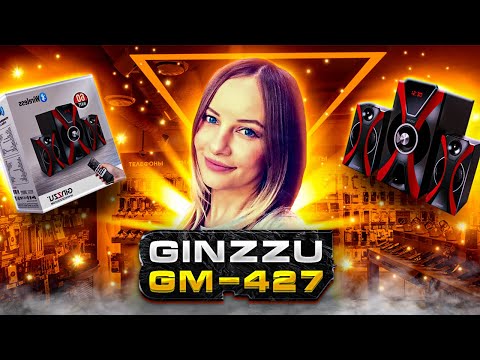 Видео: Акустическая система Ginzzu GM-427 2.1