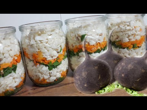 Видео: Редька с морковкой. Салат. Заготовка на зиму | Скорняковы