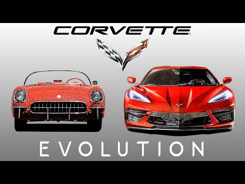 Видео: CHEVY CORVETTE - EVOLUTION (1953~настоящее время)