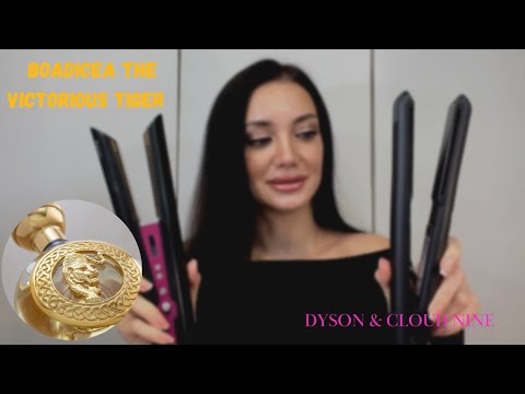 Видео: Новинка Boadicea The Victorious Tiger / Dyson & Cloud nine Сравнение утюжков