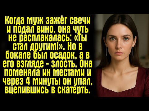 Видео: Когда муж зажёг свечи и подал вино, она чуть не расплакалась- «Ты стал другим!». Но в бокале был....