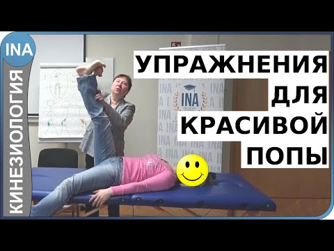 Видео: Как накачать попу? Упражнения на ягодицы для красивой попы. Кинезиология