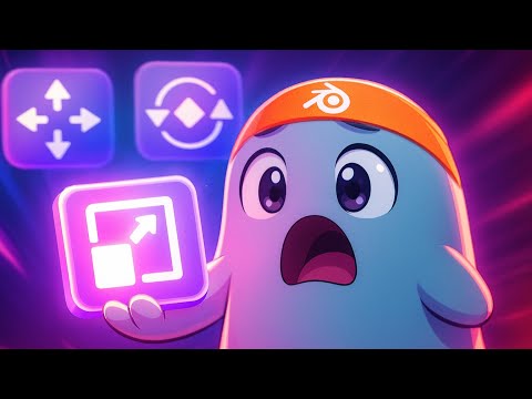 Видео: КАК РАБОТАТЬ В BLENDER. Урок 1 | Курс по Blender