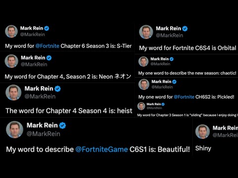 Видео: Рейтинг каждого слова-тизера сезона Fortnite Марка Рейна: от худшего к лучшему