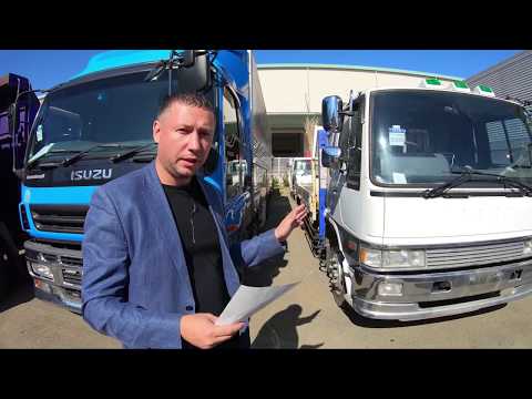 Видео: Аукционы грузовиков и спецтехники изнутри. В идеале и дёшево - бывает ли такое? Мы в Японии.