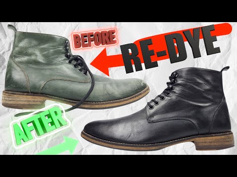Видео: Легко ИЗМЕНИТЕ цвет вашей кожаной обуви | Сделай сам, легко и без проблем