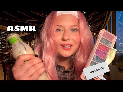 Видео: АСМР | ОФИЦИАНТКА в КАФЕ угодит и НАкрасИТ ТЕБЯ 🍝💄