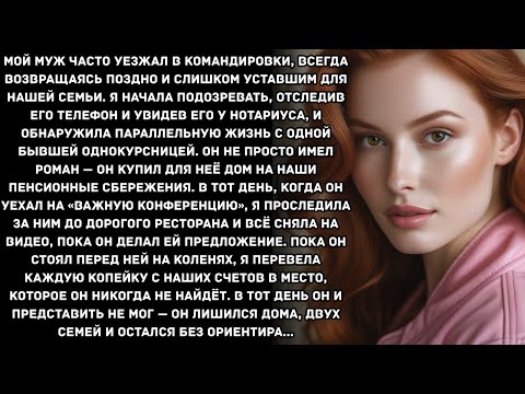 Видео: Мой муж часто уезжал в командировки, всегда возвращаясь поздно и слишком уставшим для нашей семьи...