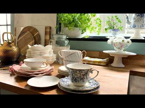 Видео: Успокаивающая организация кухни и дачный сад с кошками | Уютный английский деревенский влог АСМР