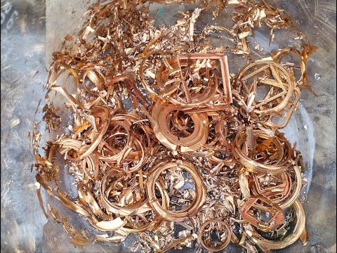 Видео: Золото из корпусов часов и кольца из посылки подписчика. Аффинаж 06.04.25
