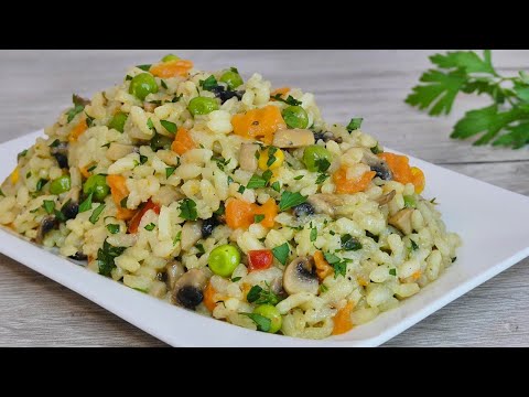 Видео: Ориз със зеленчуци на тиган | Perfect Vegetable Rice | Рис с овощами