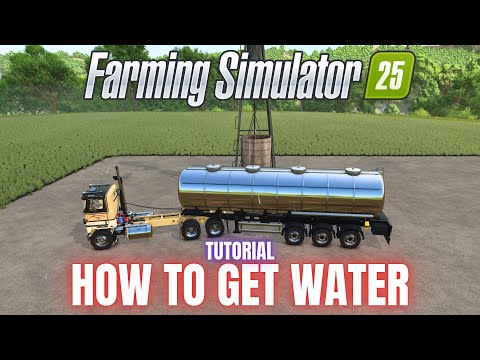 Видео: КАК ДОБИТЬ ВОДУ — РУКОВОДСТВО — Farming Simulator 25