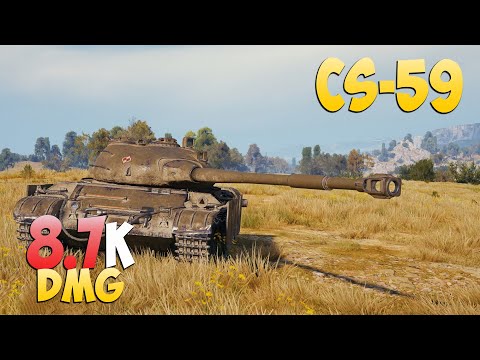 Видео: CS-59 - 7 Kills 8.7K DMG - Несколько секунд! - Мир Танков