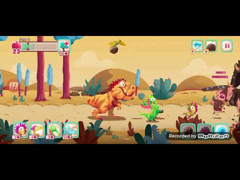 Видео: Спасаем яйцо в игре Dino Bash 