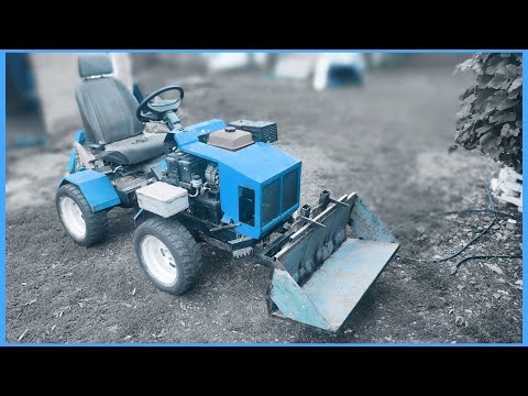 Видео: Ковш на минитрактор... думаю будет работать)))