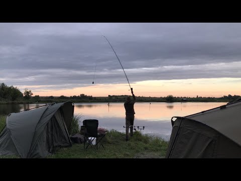 Видео: ЧАРУКІВ. Коропова Риболовля на Флет. Чудова Риболовля на Озері з Ночівлею. Готуємо на Природі 4K.