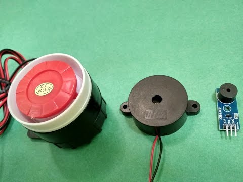 Видео: Сравнение зуммеров сирен из Китая для охранной сигнализации Alarm signal buzzer