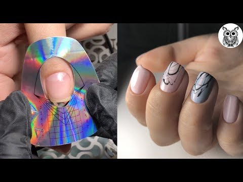Видео: РЕМОНТ ПОДБИТОГО НОГТЯ || Дизайн с паутинкой