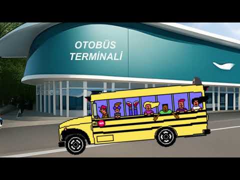 Видео: Диалог на тему: Автобусная станция на турецком языке с переводом