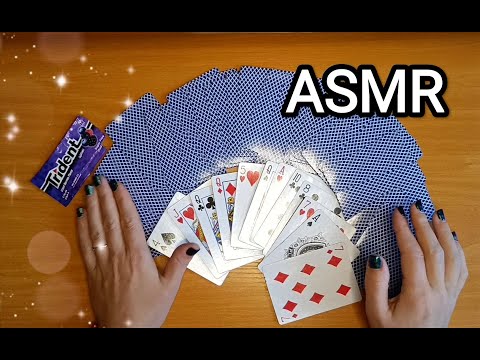 Видео: ASMR SOLITAIRE / АСМР ПАСЬЯНС / CHEWING GUM / ЖУЮ ЖВАЧКУ / КАРТЫ / WHISPER/ ШЕПОТ