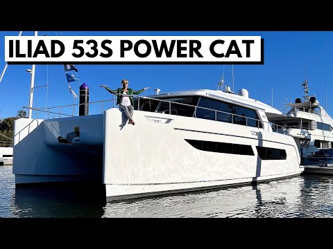 Видео: ILIAD 53S POWER CATAMARAN Роскошный дальний океанский тур на сафари-яхте